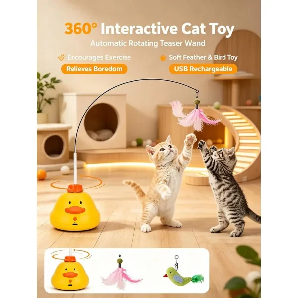 360 Rotating Interactive Cat Toy