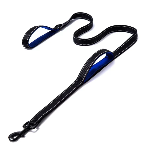 Long Traffic Padded Two Handle Dog Leash